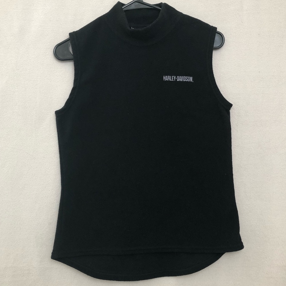 VTG Harley Davidson Pull-on Fleece Vest